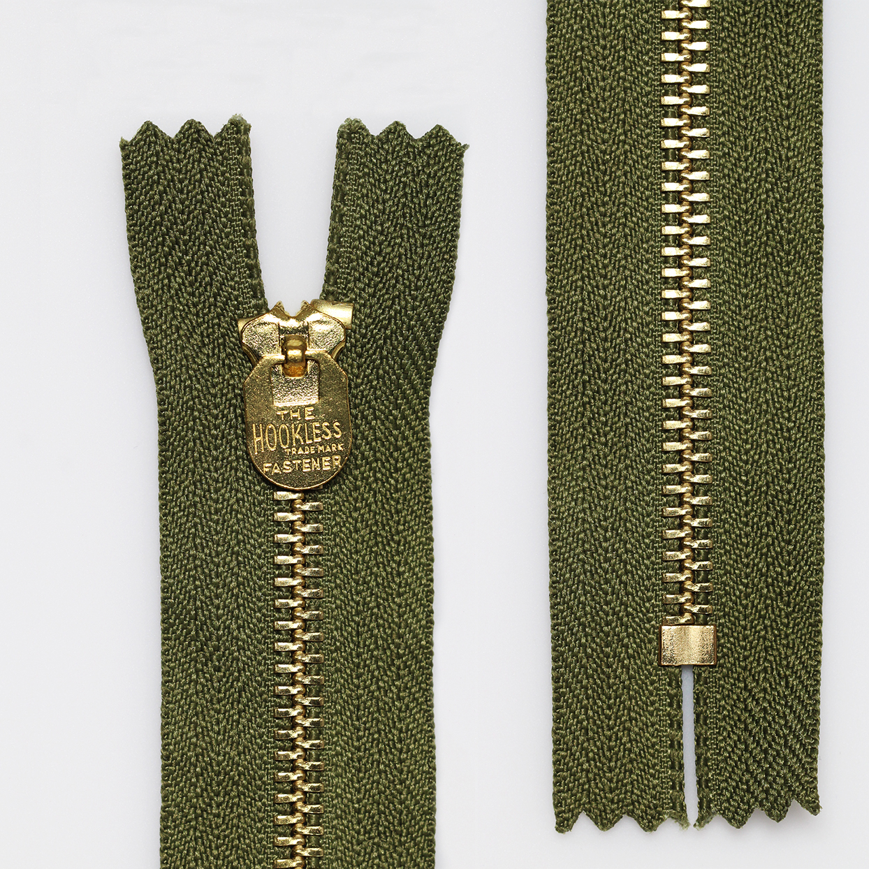 Vintage Talon Zippers Gold Multiple Sizes Brand New 1960s-70s